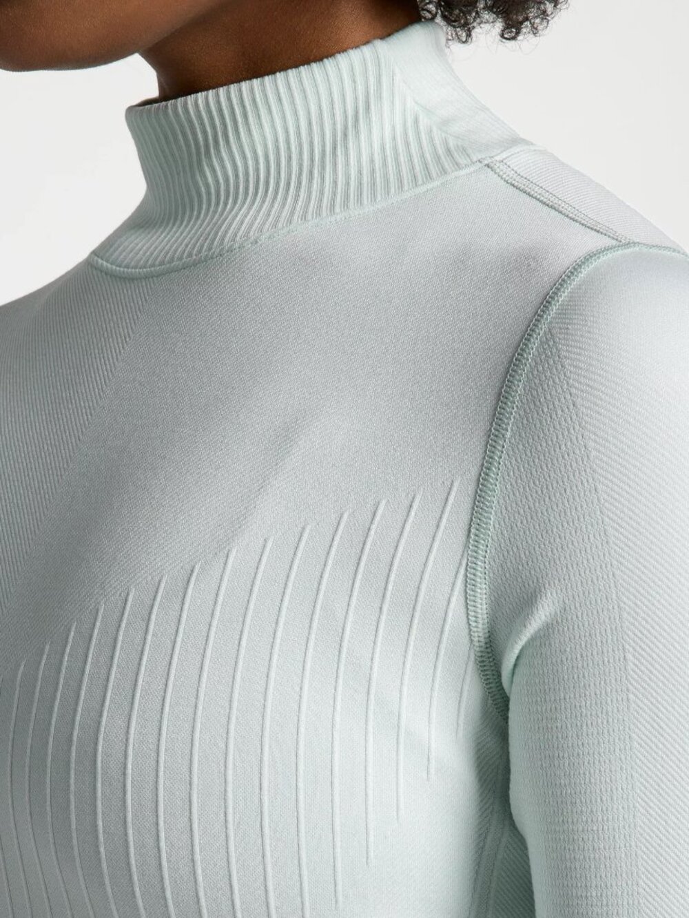 CALIA Women's Seamless Turtleneck Sweater- Size: S - Color: Mint Ceylon - Picture 5 of 5
